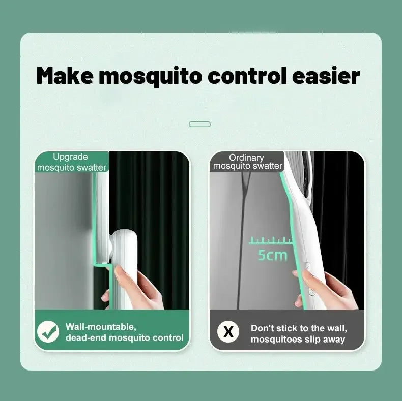 1pc New Mosquito Killer Lamp USB Rechargeable Electric Foldable Mosquito Killer Racket Fly Swatter 3000V Repellent Lamp